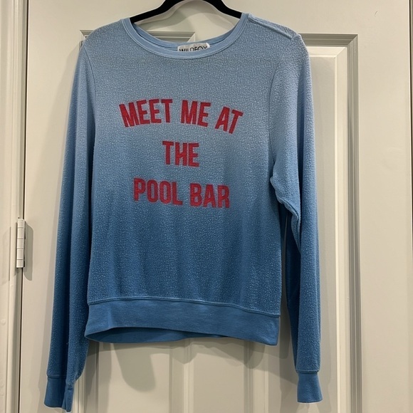 Wildfox Meet Me At The Pool Bar pullover - Picture 2 of 4